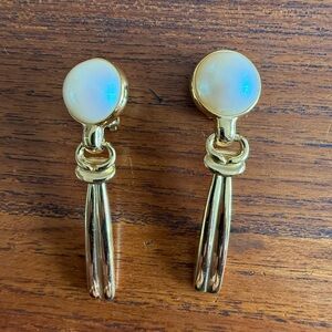 Vintage Givenchy goldtone earrings